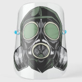 Gas Mask Toxic Grunge Green (Front)