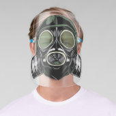 Gas Mask Toxic Grunge Green (Insitu)