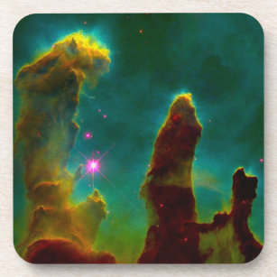 Gas Pillars in the Eagle Nebula (M16) Beverage Coaster