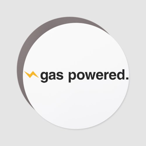 Gas Powered Car Magnet