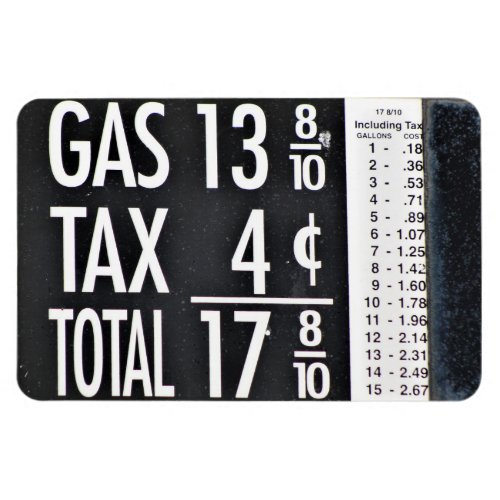 Gas Price of the Past Magnet