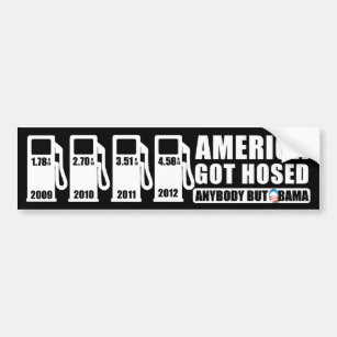 Gas Prices - Anybody but Obama Bumper Sticker