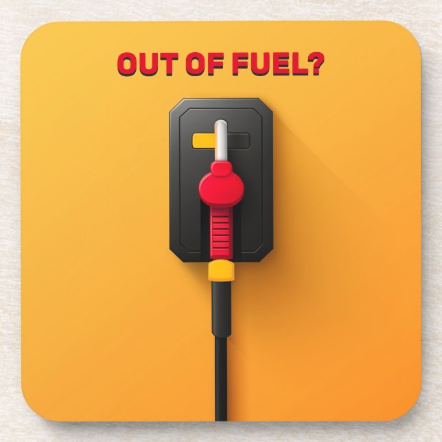 Gas Pump Beverage Coaster (Front)
