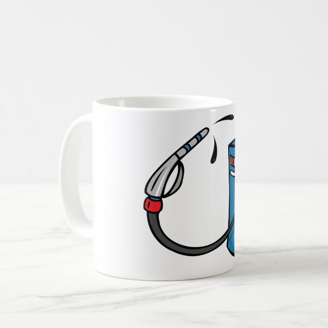 Gas Pump Coffee Mug (Front Left)