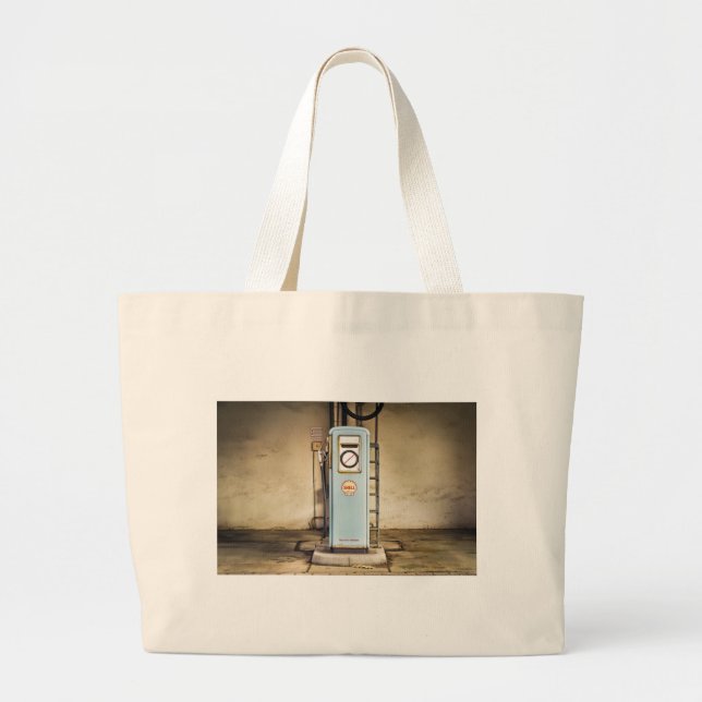 gas-pump large tote bag (Front)