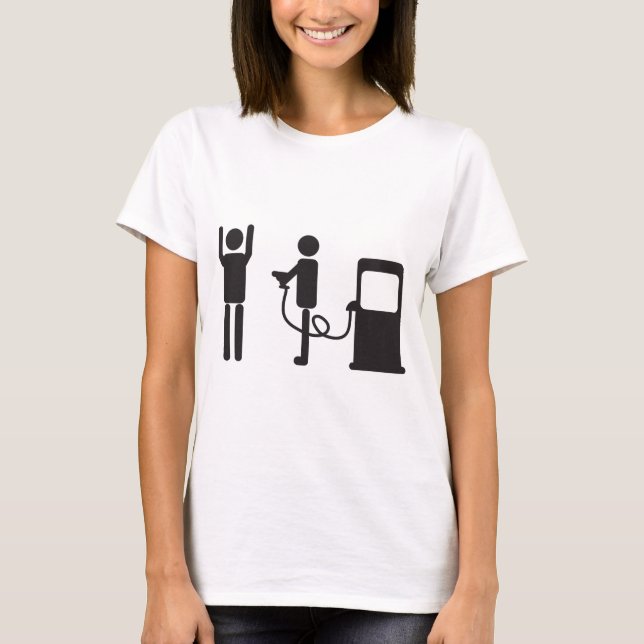 Gas Pump Robbery T-Shirt (Front)