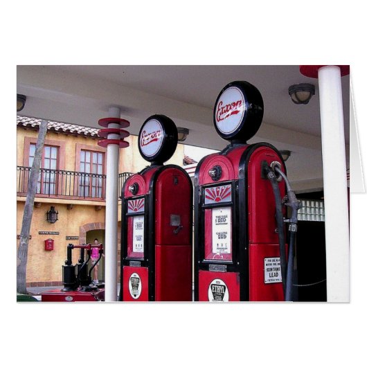 Gas Pumps Cards (Front Horizontal)