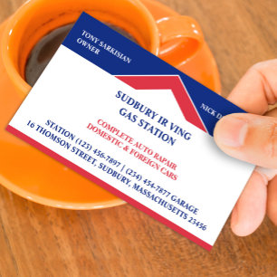 Gas Station Business Card Template
