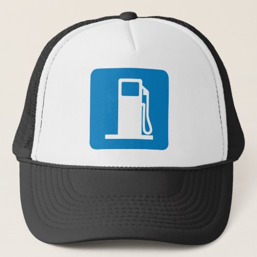 Gas Station Highway Sign Trucker Hat