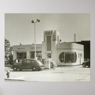 Gas Station Poster