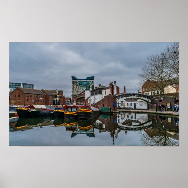 Gas Street Basin Birmingham poster (Front)