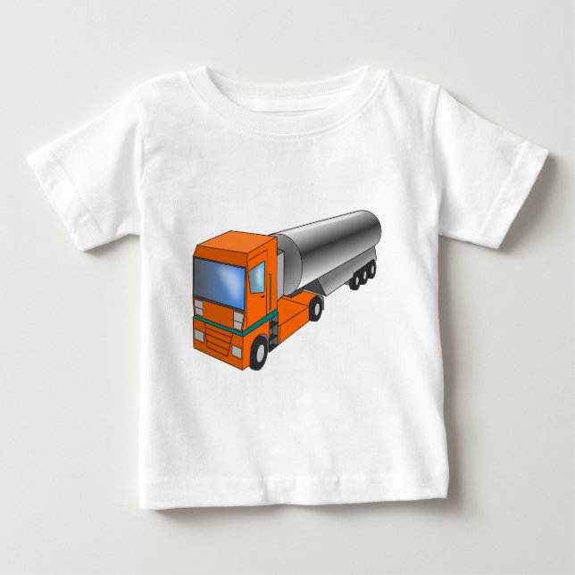 Gas Tanker Truck Heavy Transporter for Kids Baby T-Shirt (Front)