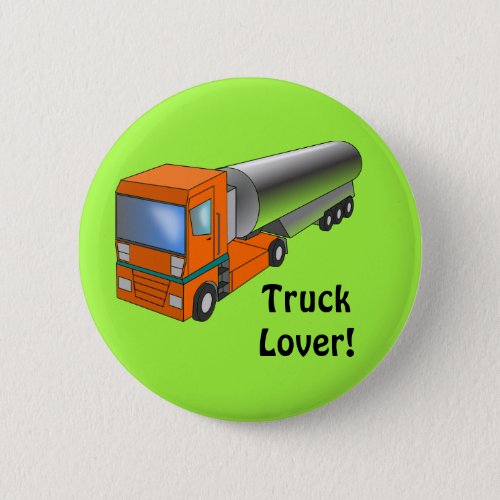 Gas Tanker Truck Heavy Transporter for Kids Button