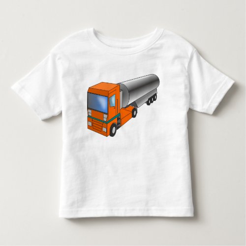 Gas Tanker Truck Heavy Transporter for Kids Toddler T_shirt