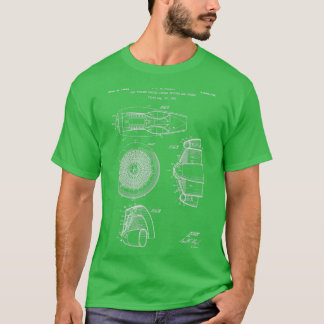 Gas turbine engine 1954 patent white T-Shirt