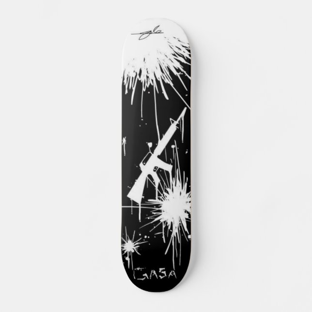 gasa board guns splat-black (Front)