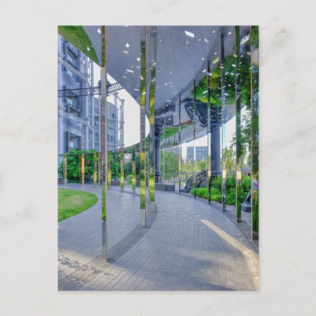 Gasholder Park, Kings Cross, London UK Postcard (Front)