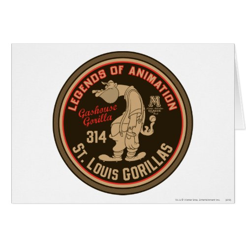 Gashouse Gorillas Logo Feat Pitcher