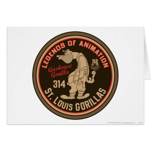 Gashouse Gorillas Logo Feat. Pitcher Cards (Front Horizontal)