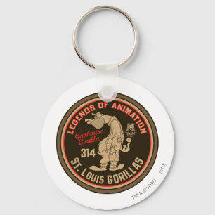 Gashouse Gorillas Logo Feat. Pitcher Keychain