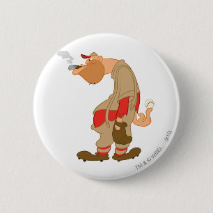 Gashouse Gorillas Pitcher Pinback Button