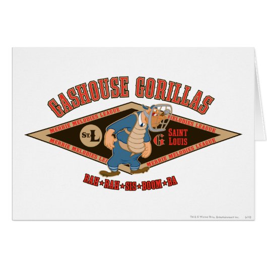 Gashouse Gorillas Rah Rah Sis Boom Ba Cards (Front Horizontal)