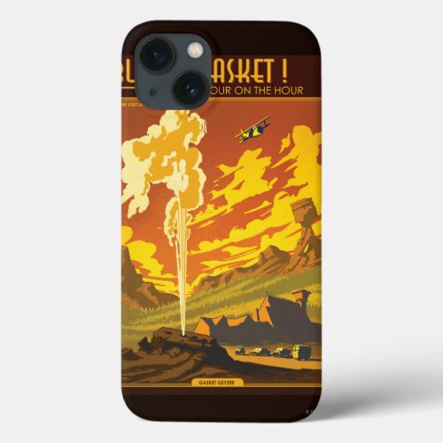 Gasket Geyser Illustration iPhone 13 Case