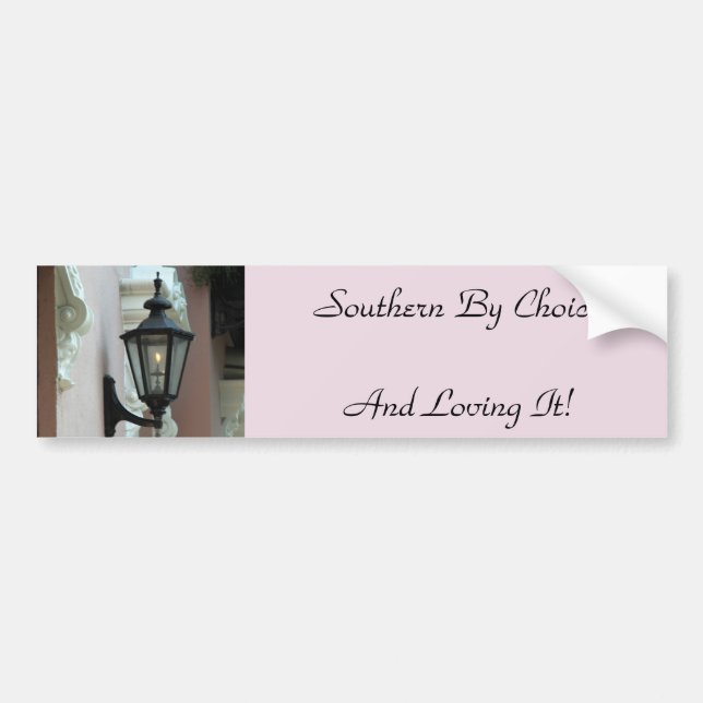 Gaslight, Antique, Vintage, Black, Photography Bumper Sticker (Front)