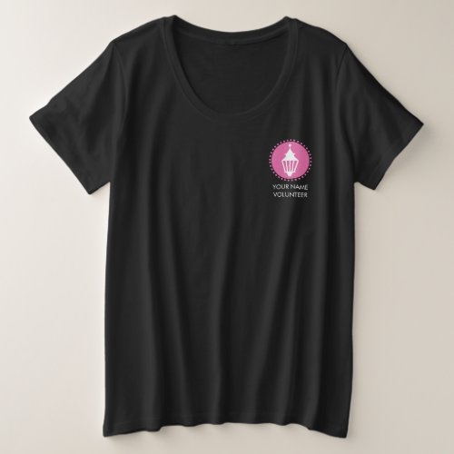 Gaslight Pink Logo Your Name Plus Size T_Shirt