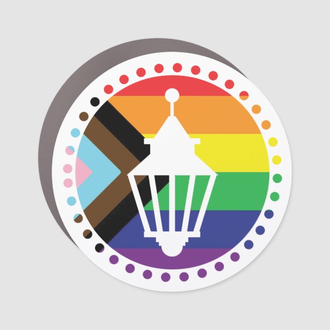 Gaslight Pride Car Magnet (Front)