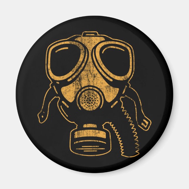 gasmask2 magnet (Front)
