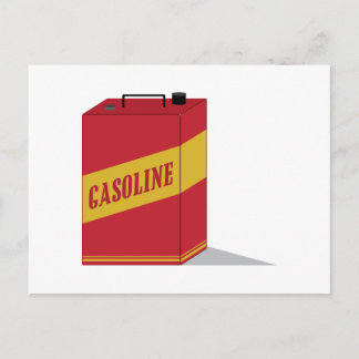 Gasoline Can Postcard