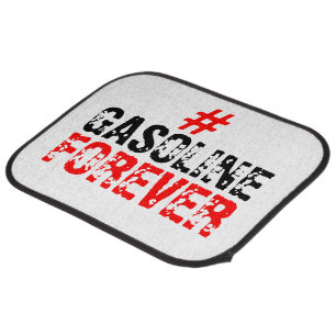 Gasoline Forever Hashtag Car Magnet Floor Mat