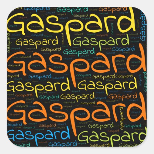 Gaspard Square Sticker