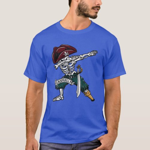 Gasparilla 2020 Dabbing Skeleton Pirate Jolly Roge T_Shirt