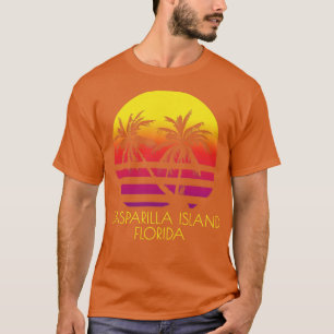 Gasparilla Island Beach Florida Tropical Palm Tree T-Shirt