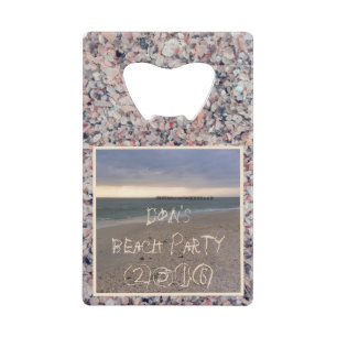 Gasparilla Island Sunset Credit Card Bottle Opener