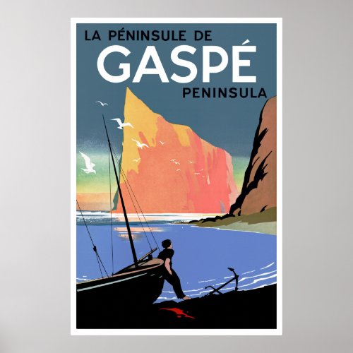 Gasp Peninsula  Canada Poster
