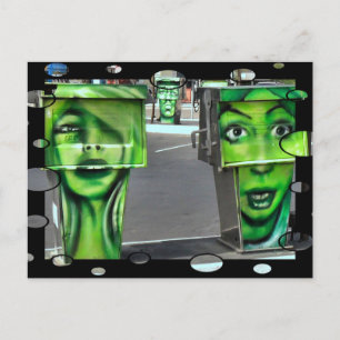 Gasps Pumps Postcard