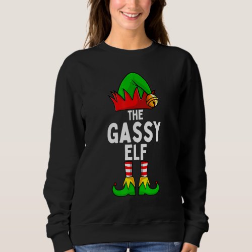 Gassy Elf Matching Family Christmas Sweatshirt