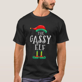 Gassy Elf Matching Family Group Christmas Party Pa T-Shirt