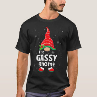 Gassy Gnome Matching Family Group Christmas Party T-Shirt
