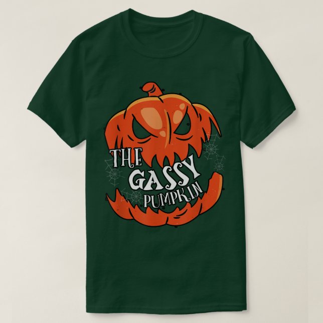 Gassy Pumpkin Matching Family Group Halloween Part T-Shirt (Design Front)
