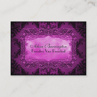 Gastlinplume Elegant Goth Business Card