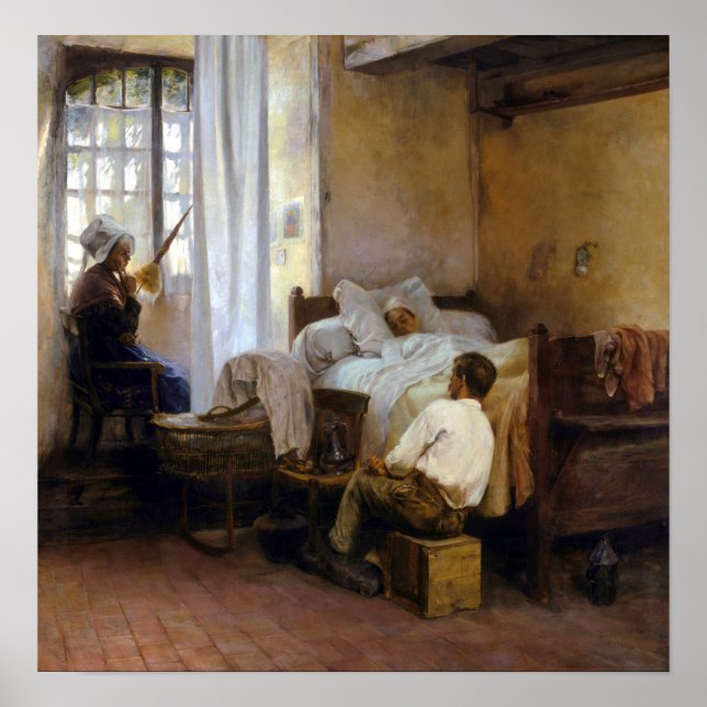 Gaston La Touche The First Born Poster (Front)