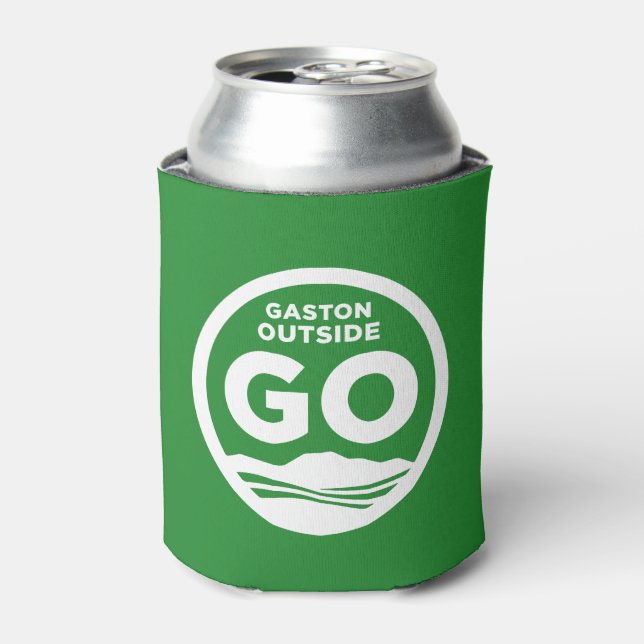 Gaston Outside Green) Can Cooler (Can Front)