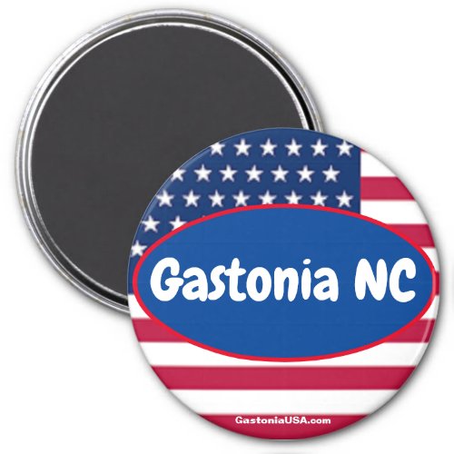 Gastonia NC Patriotic magnet