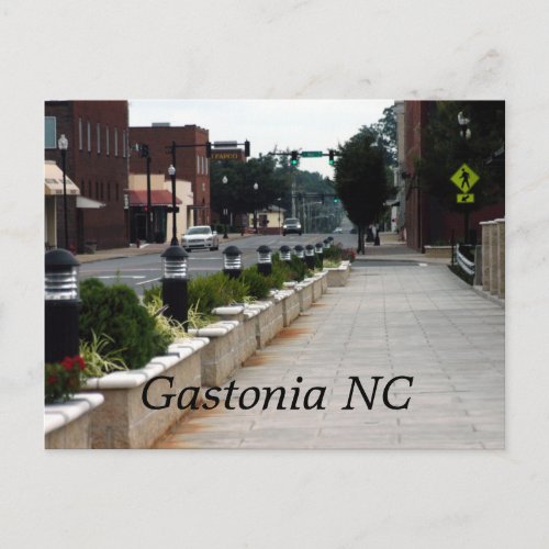 Gastonia NC Postcard