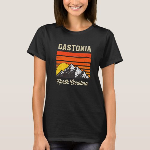 Gastonia North Carolina Retro City State Vintage U T_Shirt