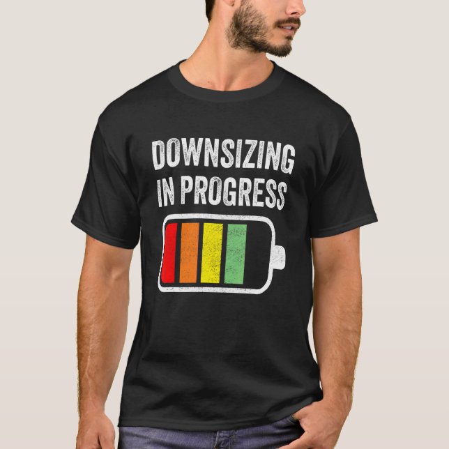 Gastric Bypass Surgery Weight Loss Downsizing In P T-Shirt (Front)